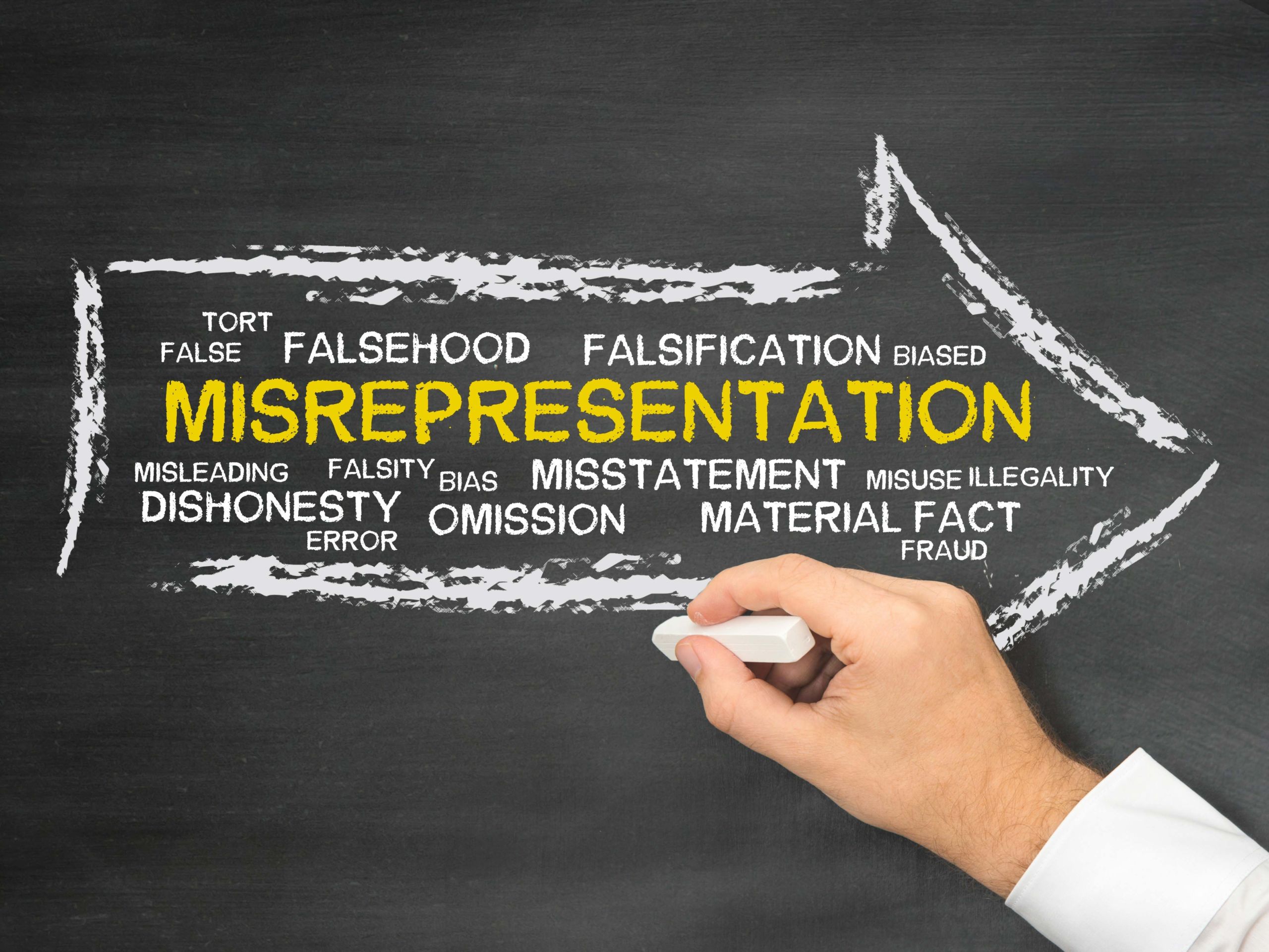 You Can Avoid Misrepresentation